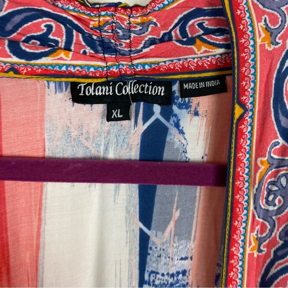 Tolani Collection Open Front Colorful Kimono Cardigan - Picture 6 of 6